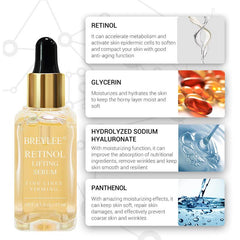 BREYLEE Retinol Lifting Firming Serum Face Collagen Essence Remove Wrinkle Anti Aging Care Fade Fine Lines Repair Tighten Skin