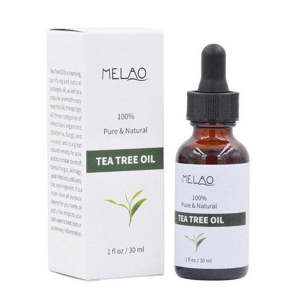 30ml Pure Tea Tree Essential Oil For Acne Treatment Anti-Wrinkle Grease Hydrating Oil-control Contractive Pore Facial-beauty Oil