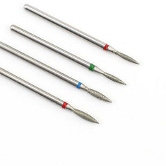 7pcs/Set Diamond Nail Drill Bit Rotery Electric Milling Cutters For Pedicure Manicure Files Cuticle Burr Nail Tools Accessories