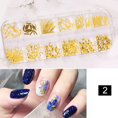 Butterfly Nail Sequins Glitter  Style Moon Flakes Paillette Iridescent  Maple Leaf  Decoration 3d Nail Art Sequins  Nail art