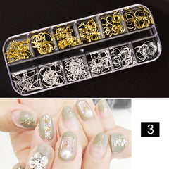 Butterfly Nail Sequins Glitter  Style Moon Flakes Paillette Iridescent  Maple Leaf  Decoration 3d Nail Art Sequins  Nail art