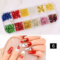 Butterfly Nail Sequins Glitter  Style Moon Flakes Paillette Iridescent  Maple Leaf  Decoration 3d Nail Art Sequins  Nail art