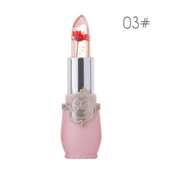 Creative Jelly Flower Lipstick Long-lasting Moisturizing Lipstick Makeup Temperature Color Change Lip Balm TSLM1