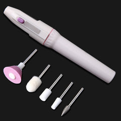 5 in1 Electric Mini Nail Machine Art Drill Carve Grinder Professional Polisher Set Portable Nail Tools