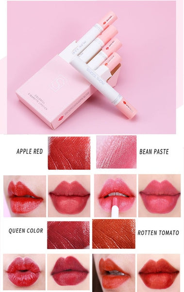 Fashion 4 Colors Velvet matte Cigarette Lipstick makeup Long Lasting lipstick set make up nude lipstick maquiagem batom TSLM1