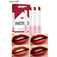 Fashion 4 Colors Velvet matte Cigarette Lipstick makeup Long Lasting lipstick set make up nude lipstick maquiagem batom TSLM1