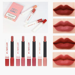 Fashion 4 Colors Velvet matte Cigarette Lipstick makeup Long Lasting lipstick set make up nude lipstick maquiagem batom TSLM1