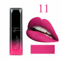 2019 Hot Waterproof Liquid Lip Gloss Metallic Matte Lipstick Cosmetic Sexy Batom Mate Lip Tint Makeup Lasting 24Hours Mate Levre