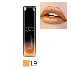 2019 Hot Waterproof Liquid Lip Gloss Metallic Matte Lipstick Cosmetic Sexy Batom Mate Lip Tint Makeup Lasting 24Hours Mate Levre