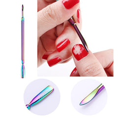 BORN PRETTY Nail Cuticle Nipper Stainless Steel Rainbow Tweezer Clipper Dead Skin Remover Scissor Plier  Pusher Tool