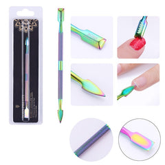 BORN PRETTY Nail Cuticle Nipper Stainless Steel Rainbow Tweezer Clipper Dead Skin Remover Scissor Plier  Pusher Tool