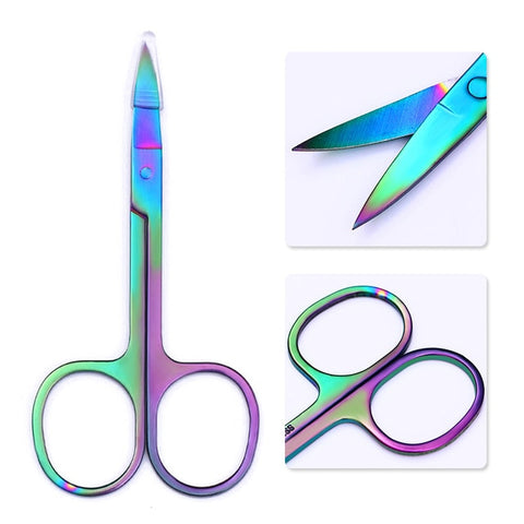 BORN PRETTY Nail Cuticle Nipper Stainless Steel Rainbow Tweezer Clipper Dead Skin Remover Scissor Plier  Pusher Tool