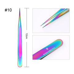 BORN PRETTY Nail Cuticle Nipper Stainless Steel Rainbow Tweezer Clipper Dead Skin Remover Scissor Plier  Pusher Tool