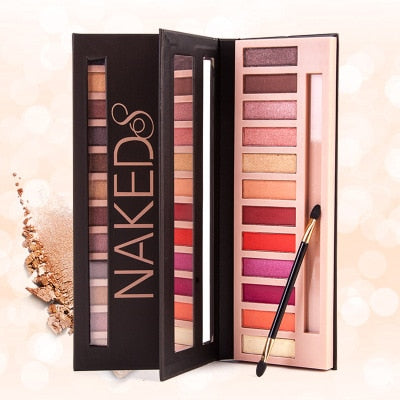 12 colors Matte Nude Professional Makeup Eyeshadow Palette Nake Smoky Glitter Make Up Shimmer Eye Shadow Maquillage Cosmetics