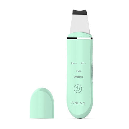 ANLAN Ultrasonic Skin Scrubber Deep Face Cleaning Machine Peeling Shovel Facial Pore Cleaner Face Skin Scrubber Lift Machine