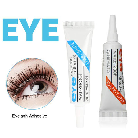 2019 Eyelash Glue Clear-white/Dark-black Waterproof Eye Lash Glue False Eyelashes Makeup Adhesive Cosmetic Tools TSLM2