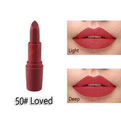 Miss Rose Matte Lipstick maquillage Mate Batom Makeup Waterproof Lip stick for Lips Makeup Cosmetics Korean Tint Tattoo