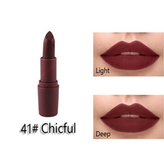 Miss Rose Matte Lipstick maquillage Mate Batom Makeup Waterproof Lip stick for Lips Makeup Cosmetics Korean Tint Tattoo