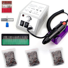 Nail Drill Machine 35000RPM Pro Manicure Machine Apparatus For Manicure Pedicure Kit Electric Nail File With Cutter Nail Tool