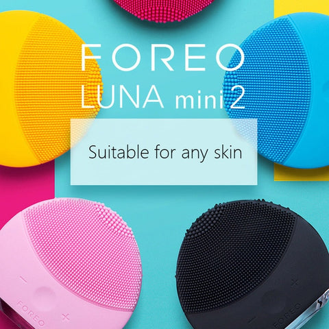 Foreoing Luna Mini 2 Face cleansing brush ,With Real LOGO, USB Charging, Waterproof, 8 Level,ccept Dropshipping