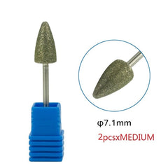 BNG 4 TYPE Diamond Nail Drill Bit Rotary Burr Foot Cuticle Clean Cutter Manicure Pedicure Tools Drill Accessories Mills Umbrella