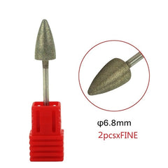 BNG 4 TYPE Diamond Nail Drill Bit Rotary Burr Foot Cuticle Clean Cutter Manicure Pedicure Tools Drill Accessories Mills Umbrella