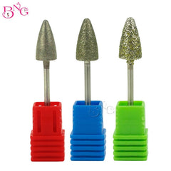 BNG 4 TYPE Diamond Nail Drill Bit Rotary Burr Foot Cuticle Clean Cutter Manicure Pedicure Tools Drill Accessories Mills Umbrella